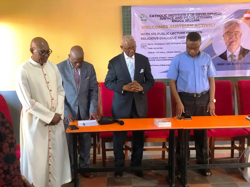 Report on Professor Elmar Kuhn’s visit and public lecture on Inter – religious dialogue and ethics at CIDJAP