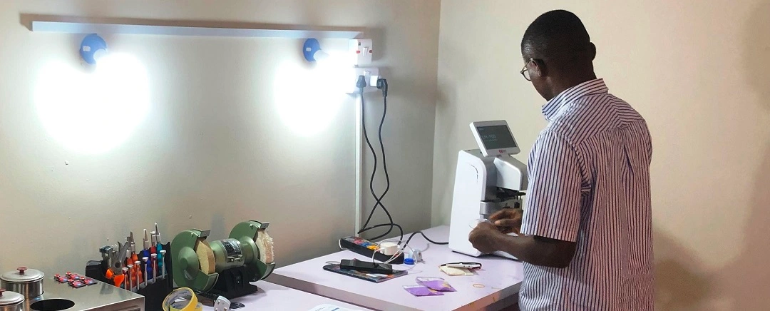 CIDJAP Ave Maria Eye Specialist Hospital Optical Laboratory Fully Equipped and Functional